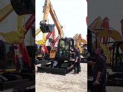 Tese de escavadeira usada por cliente canadense