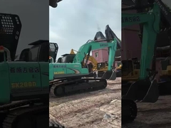 SK200-8 Excavadoras Kobelco usadas Tamanho médio 0,8m3 Capacidade de balde 114KW