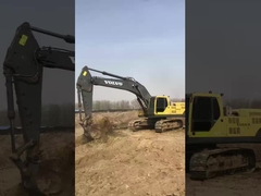 Volvo EC460LC Excavadoras de rastreamento usadas 2m3 Capacidade de balde 245kw Potência nominal